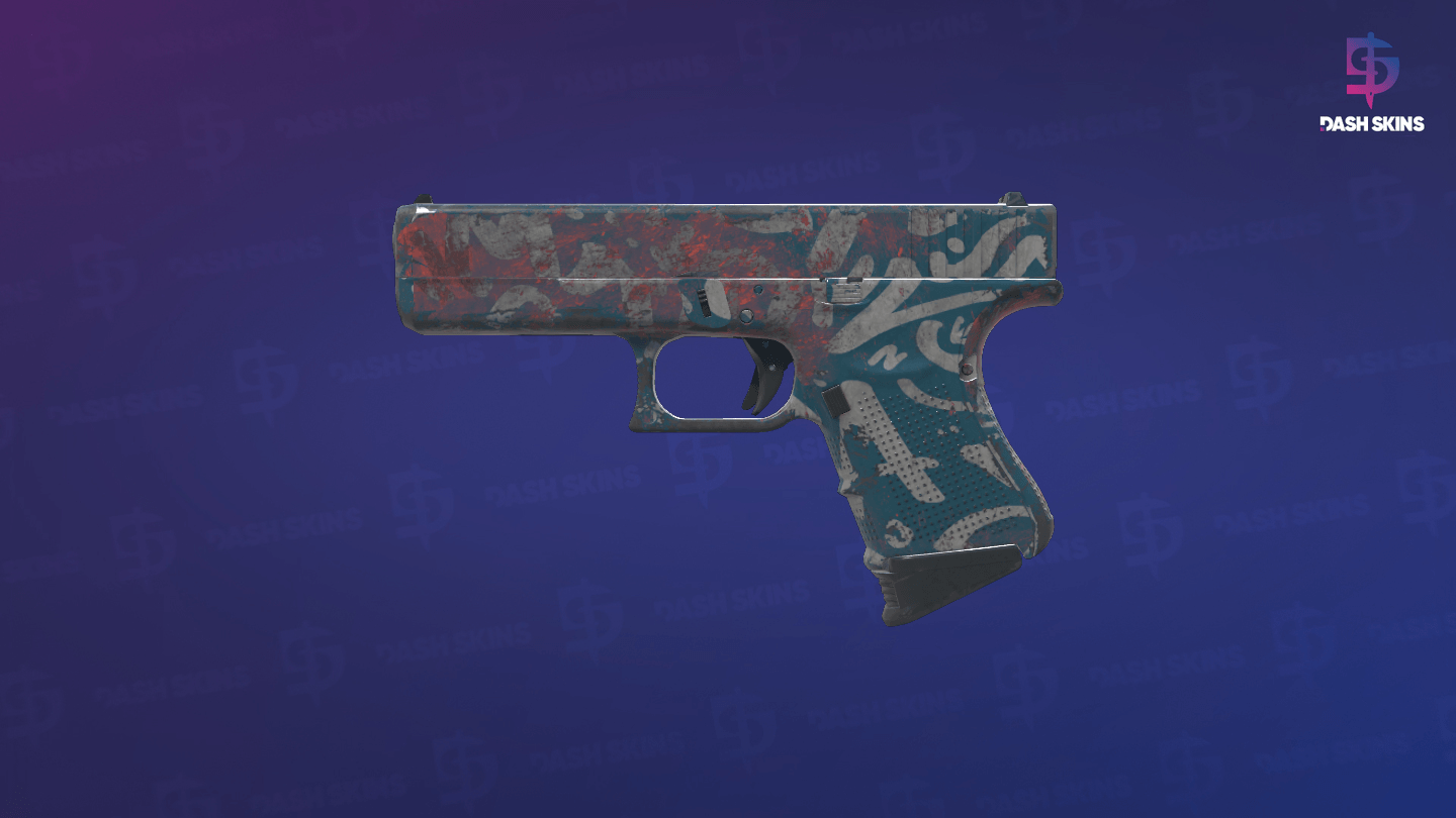 Glock-18 | Teal Graf (Field-Tested) Screenshot Playside