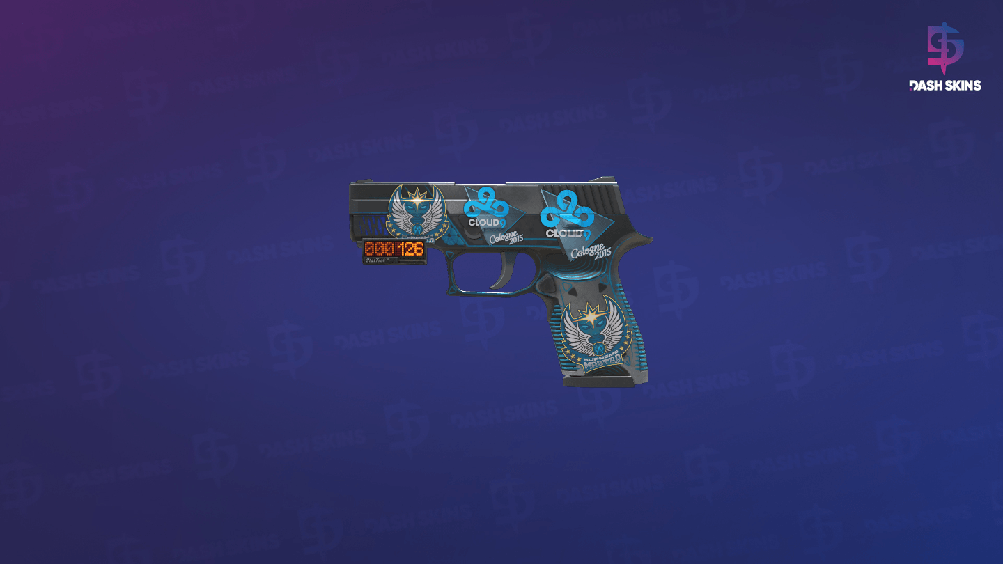 StatTrak™ P250 | Valence (Well-Worn) Screenshot Playside
