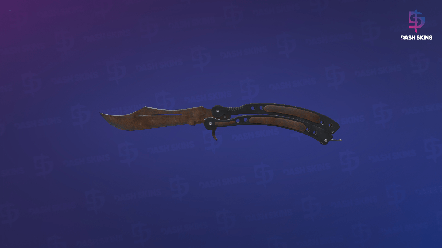 ★ Butterfly Knife | Rust Coat (Battle-Scarred) Screenshot Playside
