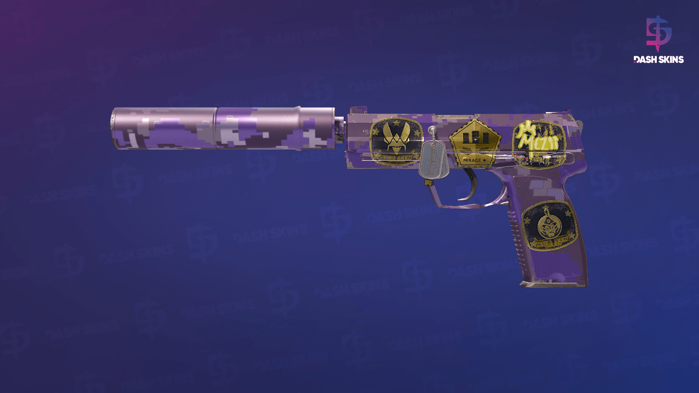Souvenir USP-S | Purple DDPAT (Minimal Wear) Screenshot Playside