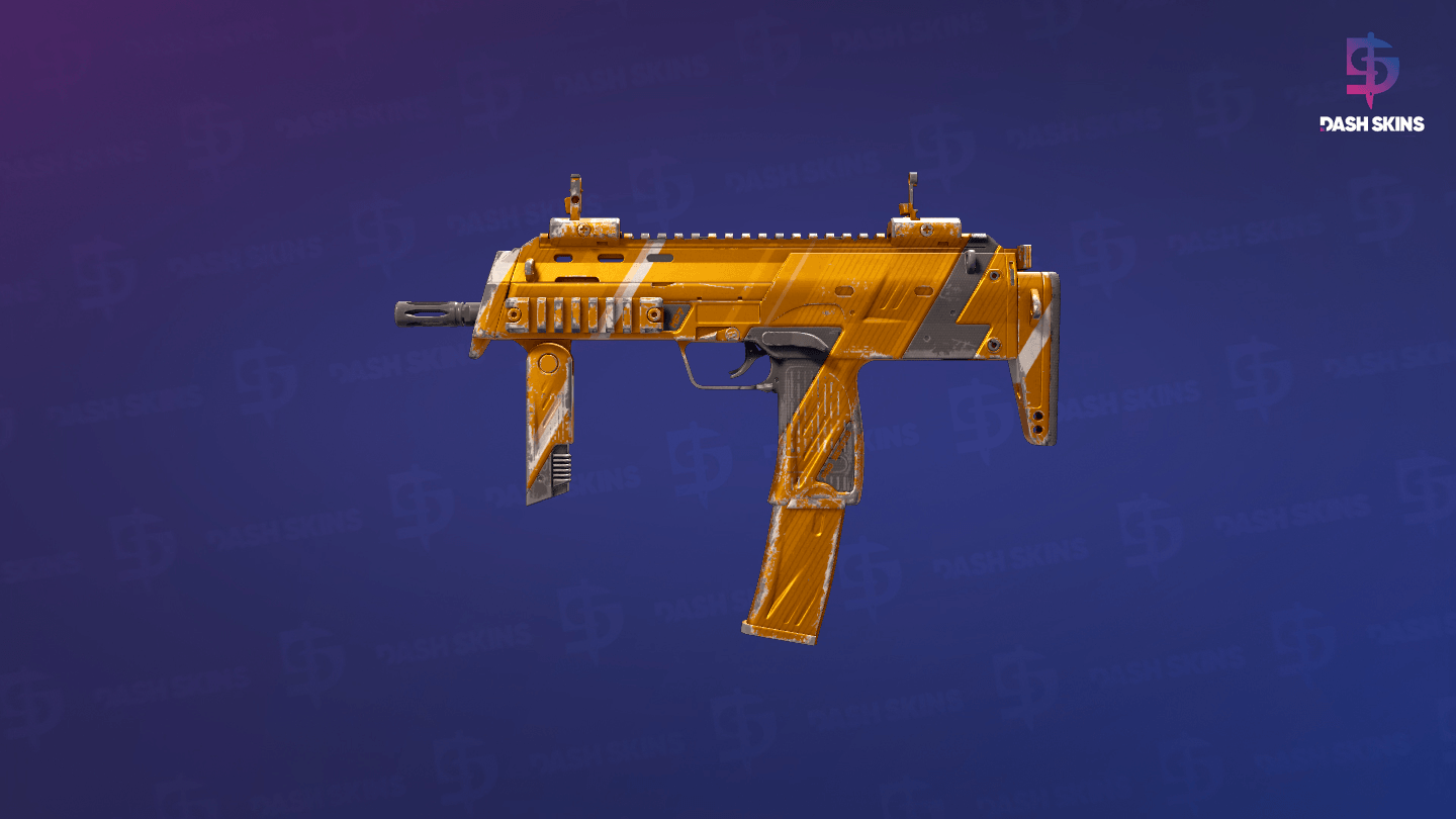 MP7 | Amberline (Well-Worn) Screenshot Playside