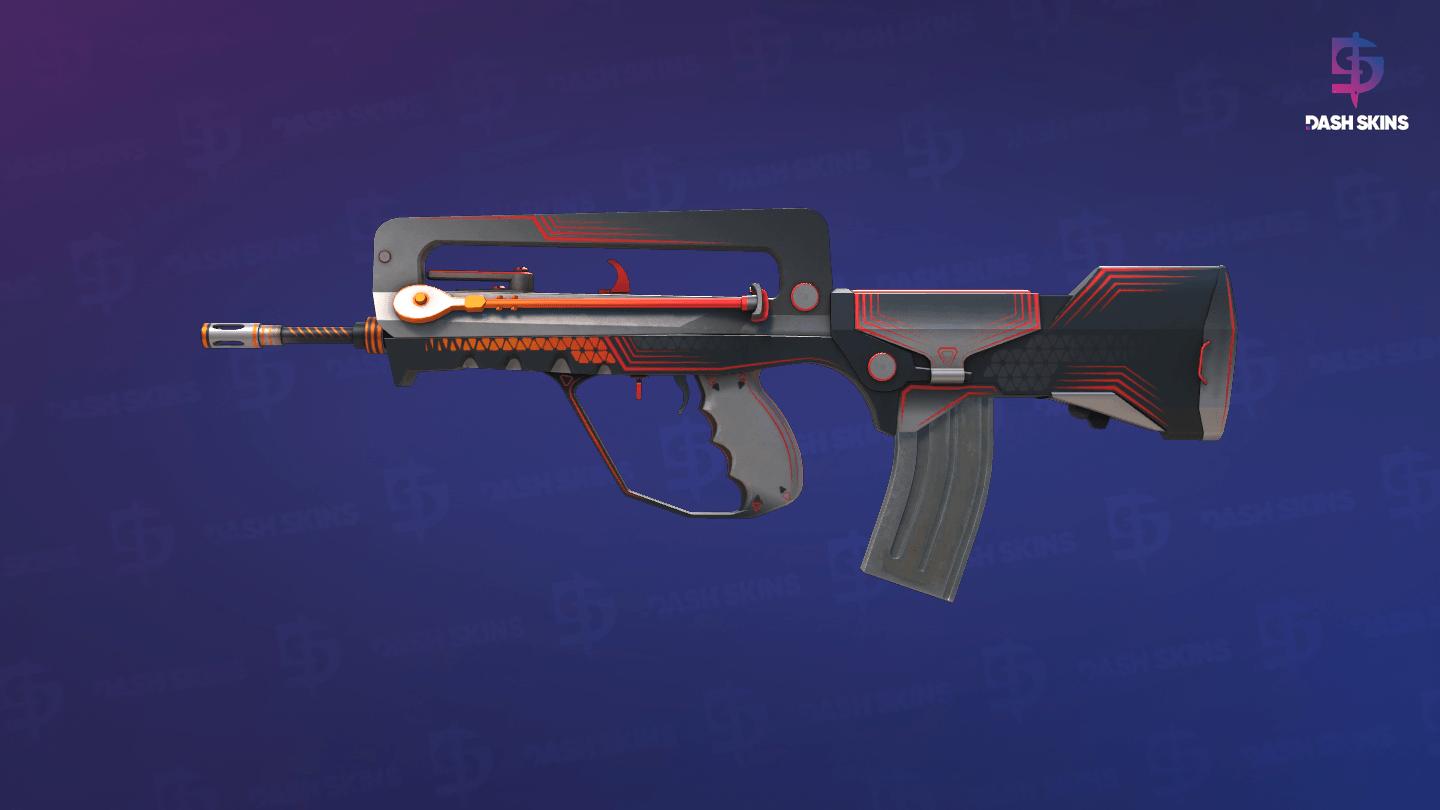 FAMAS | Valence (Minimal Wear) Screenshot Playside