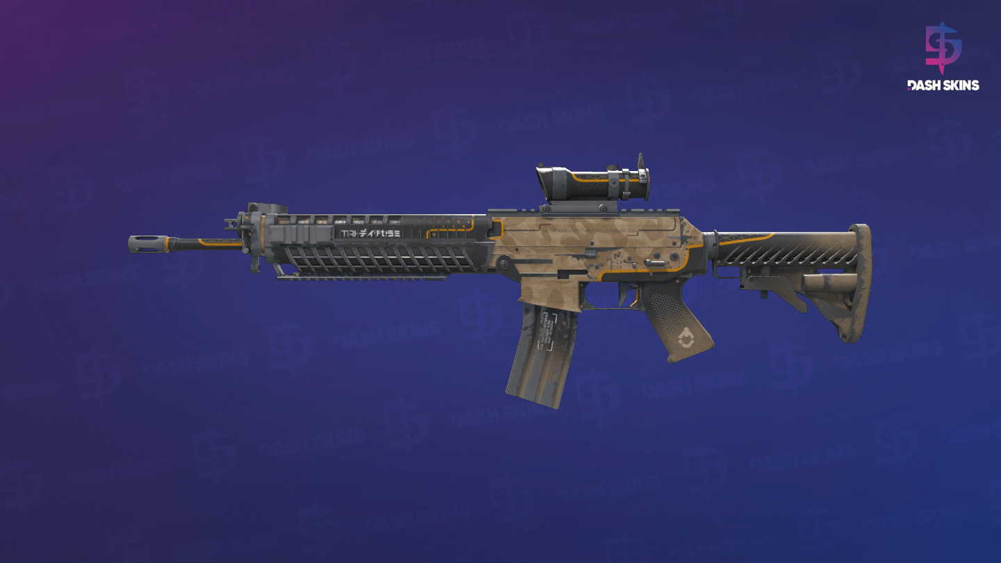 SG 553 | Triarch (Well-Worn) Screenshot Playside