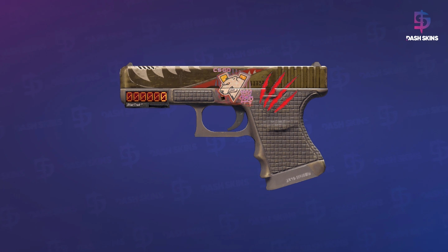 StatTrak™ Glock-18 | Warhawk (Field-Tested) Screenshot Playside