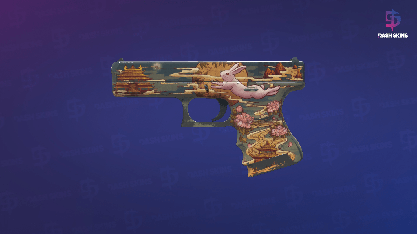 Glock-18 | Umbral Rabbit (Well-Worn) Screenshot Playside