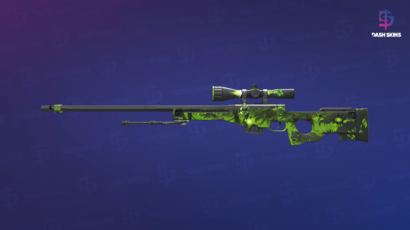 AWP | Containment Breach (Well-Worn) Screenshot Playside