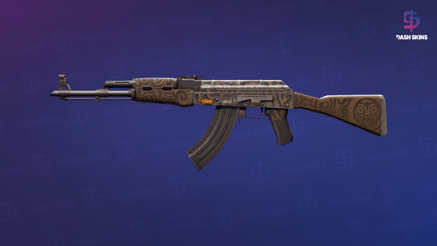 StatTrak™ AK-47 | Uncharted (Battle-Scarred) Screenshot Playside