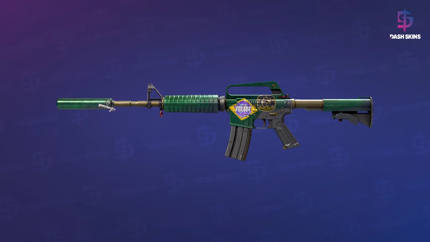 M4A1-S | Electrum (Well-Worn) Screenshot Playside
