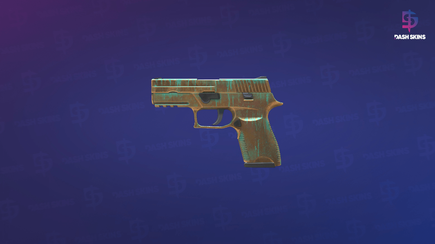 P250 | Verdigris (Minimal Wear) Screenshot Playside