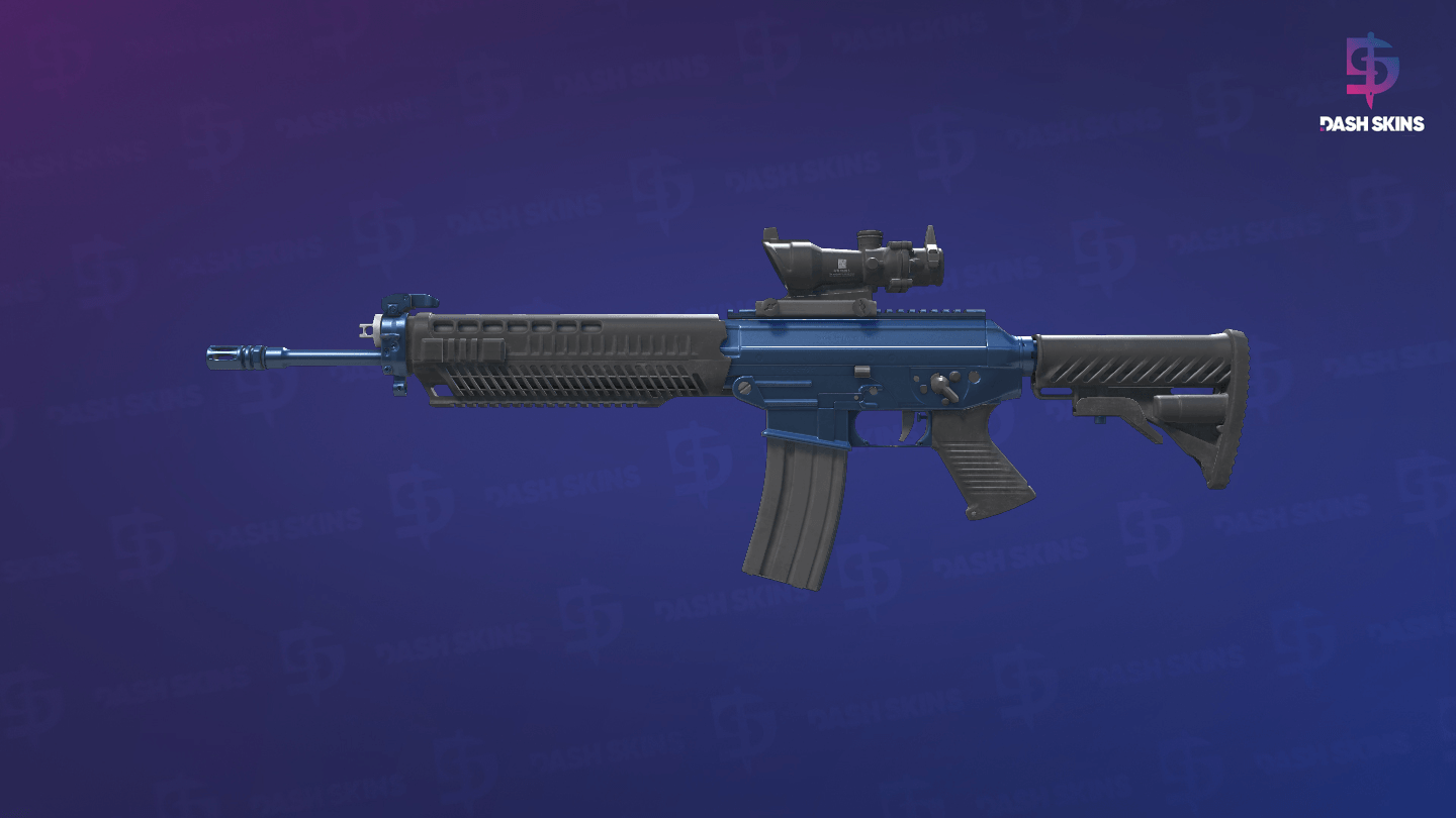 SG 553 | Anodized Navy (Factory New) Screenshot Playside
