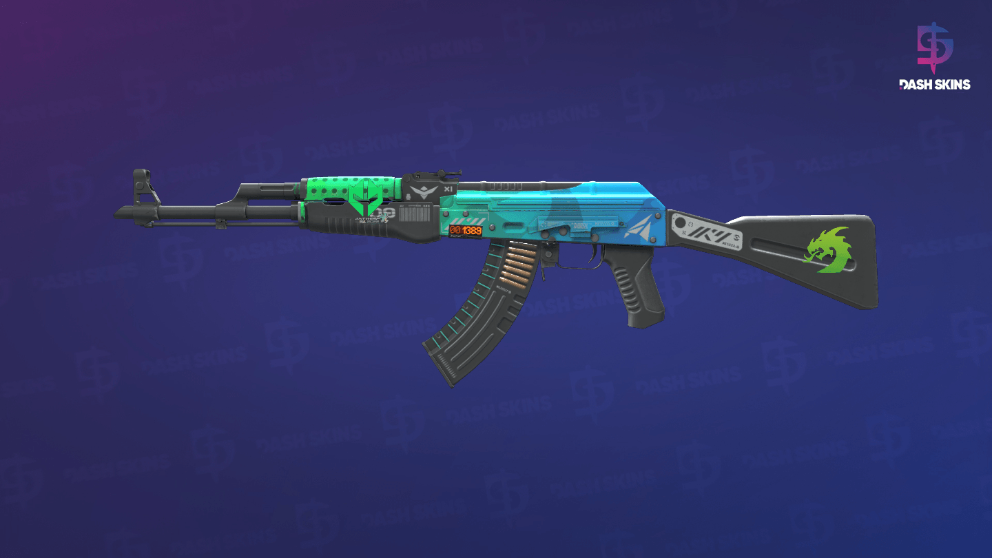 StatTrak™ AK-47 | Ice Coaled (Factory New) Screenshot Playside