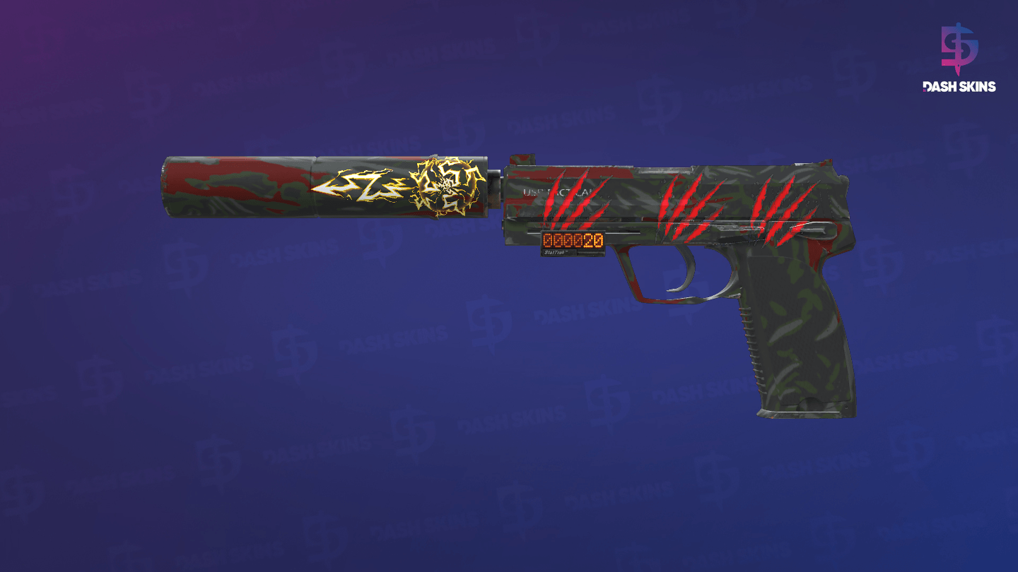 StatTrak™ USP-S | Blood Tiger (Minimal Wear) Screenshot Playside