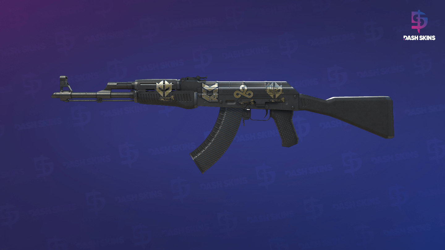 AK-47 | Slate (Well-Worn) Screenshot Playside