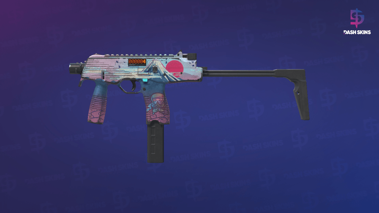 StatTrak™ MP9 | Mount Fuji (Well-Worn) Screenshot Playside