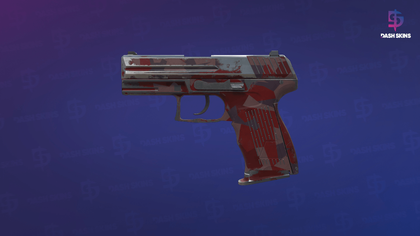 P2000 | Red FragCam (Battle-Scarred) Screenshot Playside