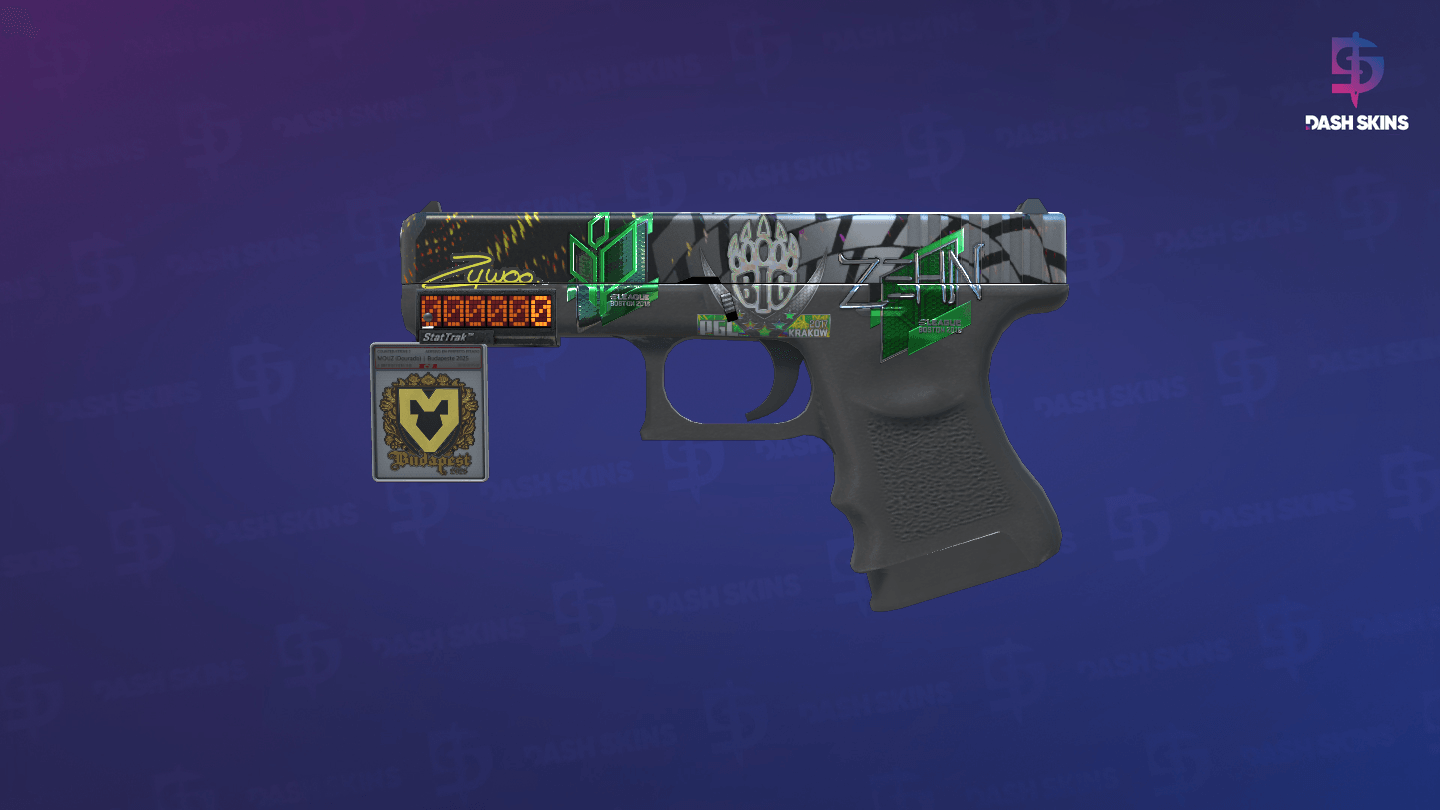 StatTrak™ Glock-18 | Grinder (Minimal Wear) Screenshot Playside