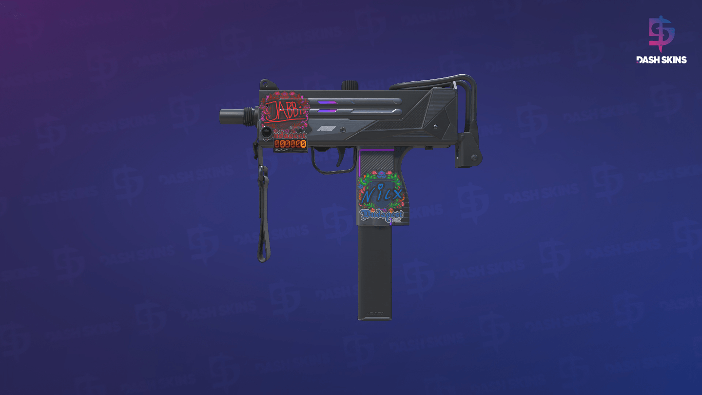 StatTrak™ MAC-10 | Light Box (Minimal Wear) Screenshot Playside
