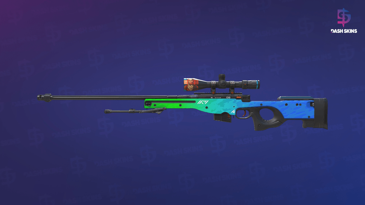 AWP | Ice Coaled (Minimal Wear) Screenshot Playside