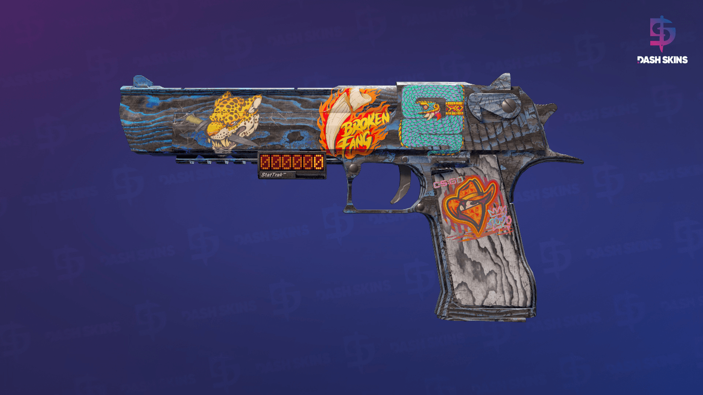 StatTrak™ Desert Eagle | Blue Ply (Battle-Scarred) Screenshot Playside