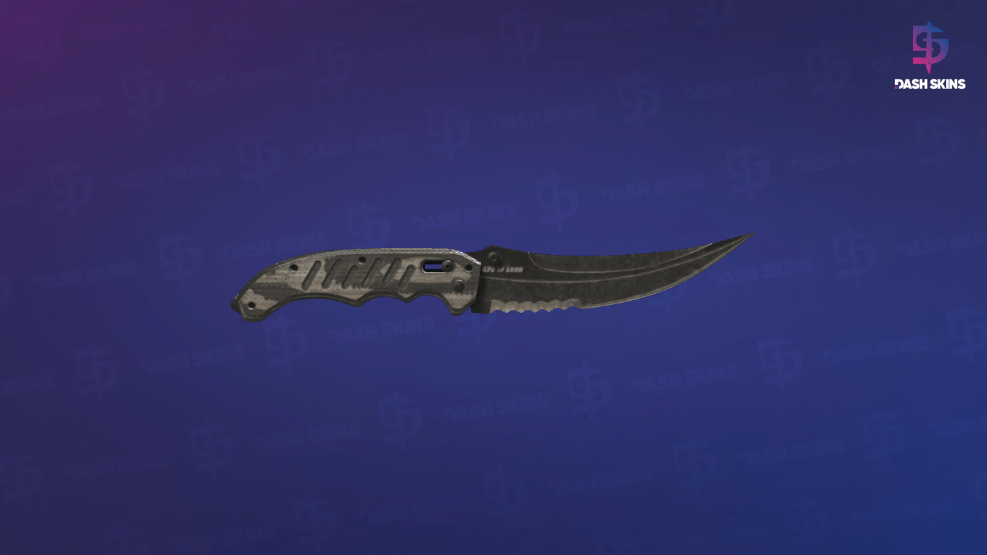 ★ Flip Knife | Black Laminate (Battle-Scarred) Screenshot Playside