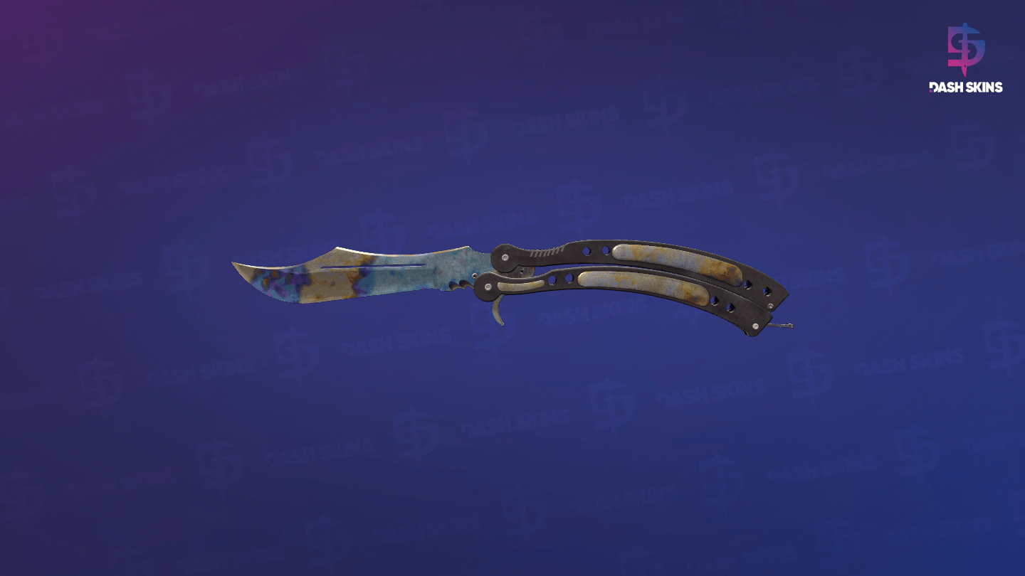 ★ Butterfly Knife | Case Hardened (Well-Worn) Screenshot Playside