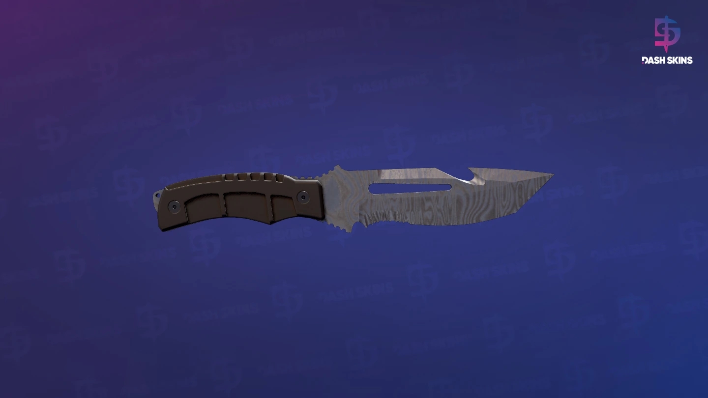 ★ Survival Knife | Damascus Steel (Field-Tested) Screenshot Playside