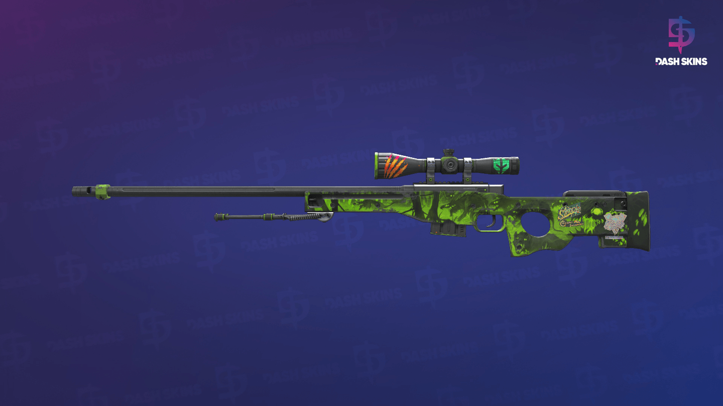 AWP | Containment Breach (Well-Worn) Screenshot Playside