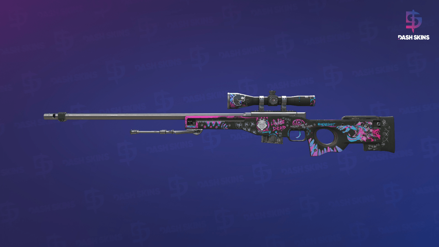 AWP | Fever Dream (Minimal Wear) Screenshot Playside