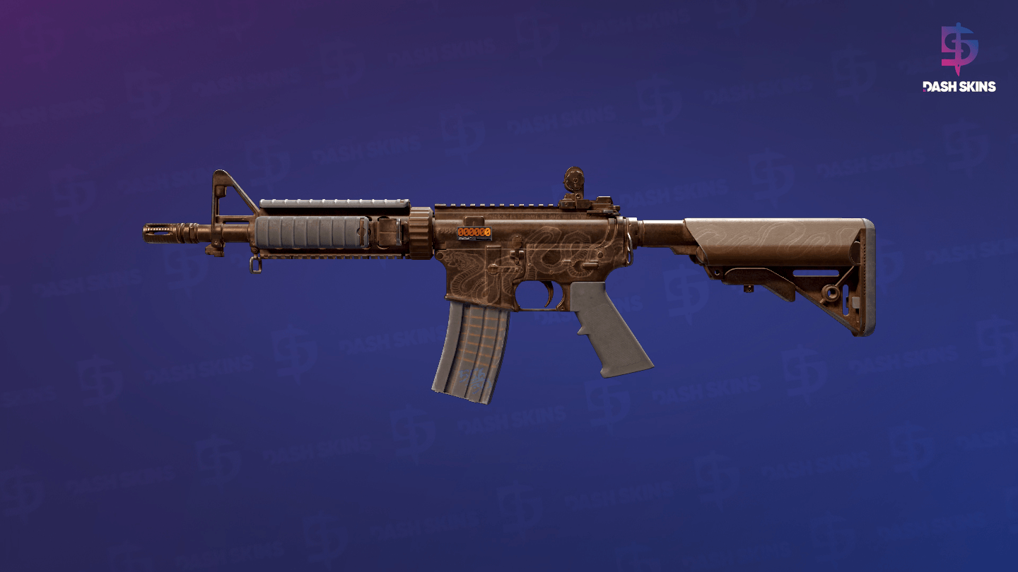 StatTrak™ M4A4 | Etch Lord (Battle-Scarred) Screenshot Playside