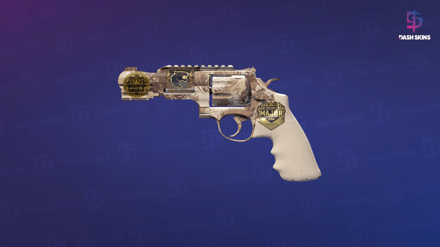 Souvenir R8 Revolver | Desert Brush (Minimal Wear) Screenshot Playside