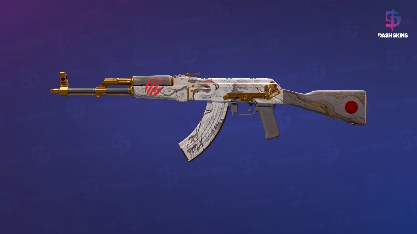 AK-47 | Crane Flight (Well-Worn) Screenshot Playside