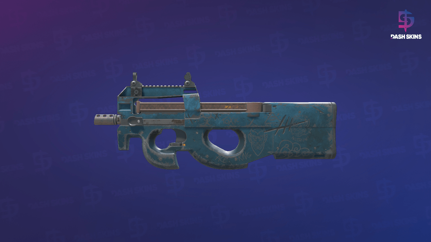 P90 | Off World (Battle-Scarred) Screenshot Playside