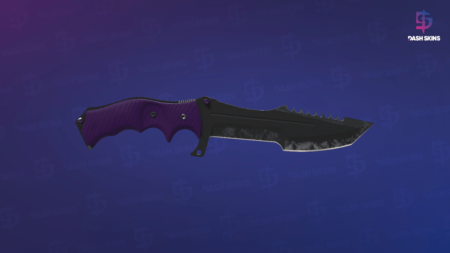 ★ Huntsman Knife | Ultraviolet (Field-Tested) Screenshot Playside
