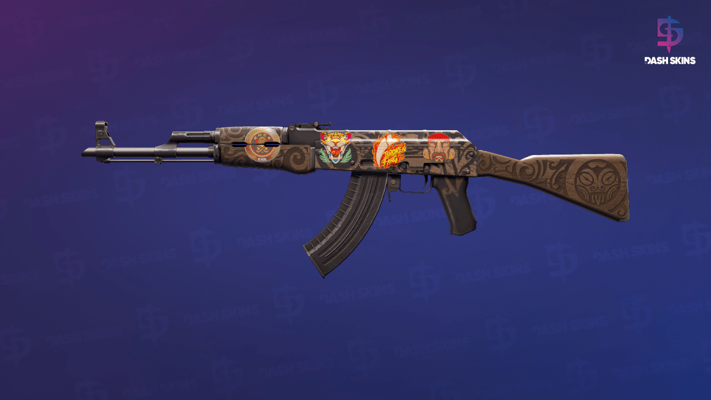 AK-47 | Uncharted (Minimal Wear) Screenshot Playside