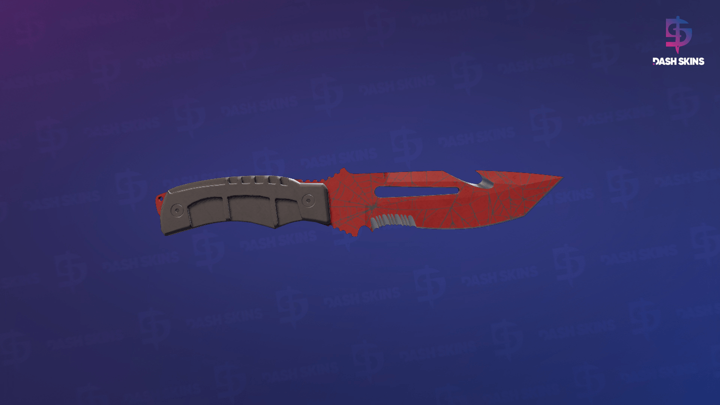 ★ Survival Knife | Crimson Web (Field-Tested) Screenshot Playside