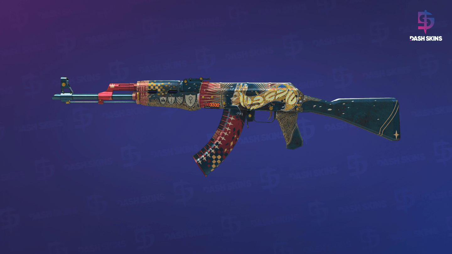 StatTrak™ AK-47 | The Empress (Well-Worn) Screenshot Playside