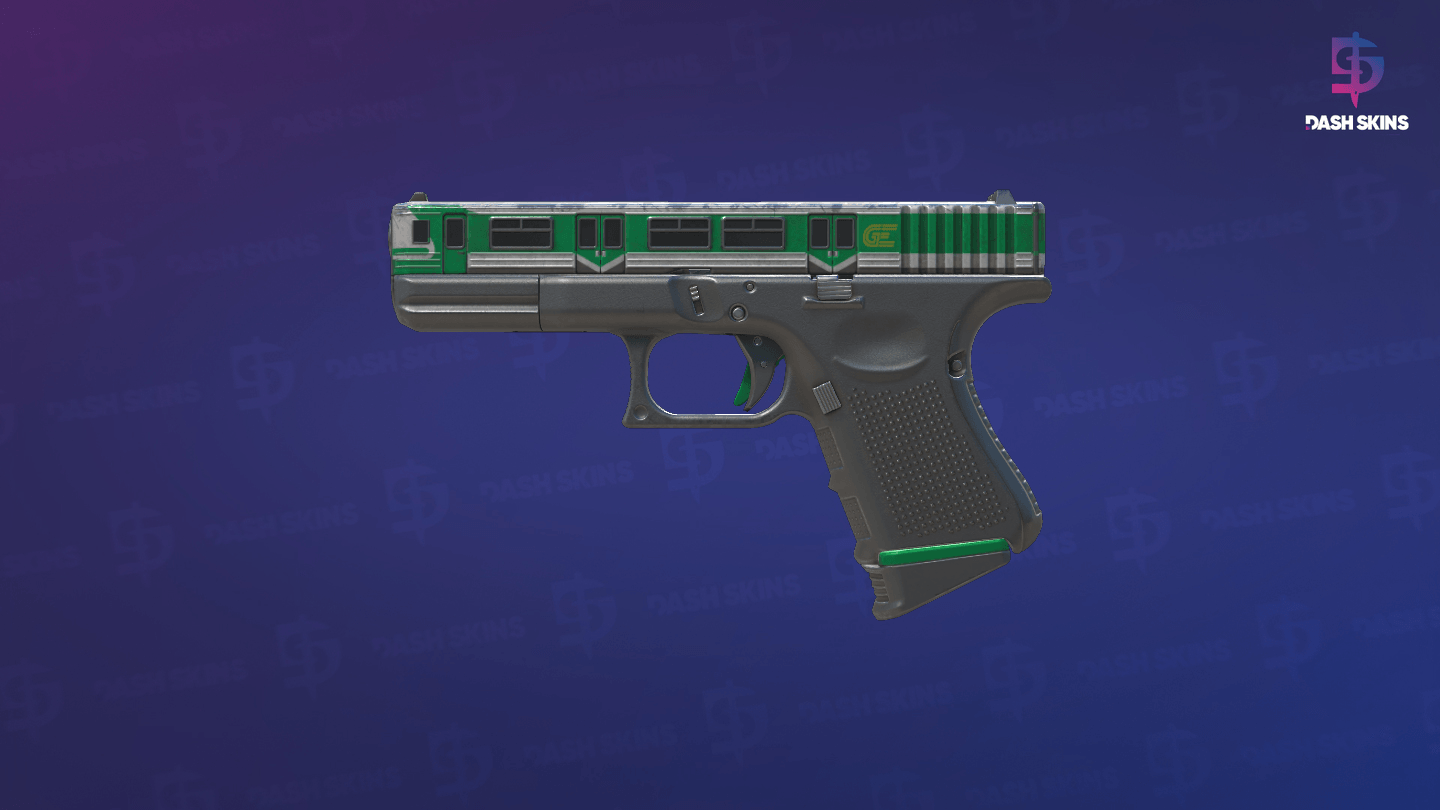 Glock-18 | Green Line (Minimal Wear) Screenshot Playside