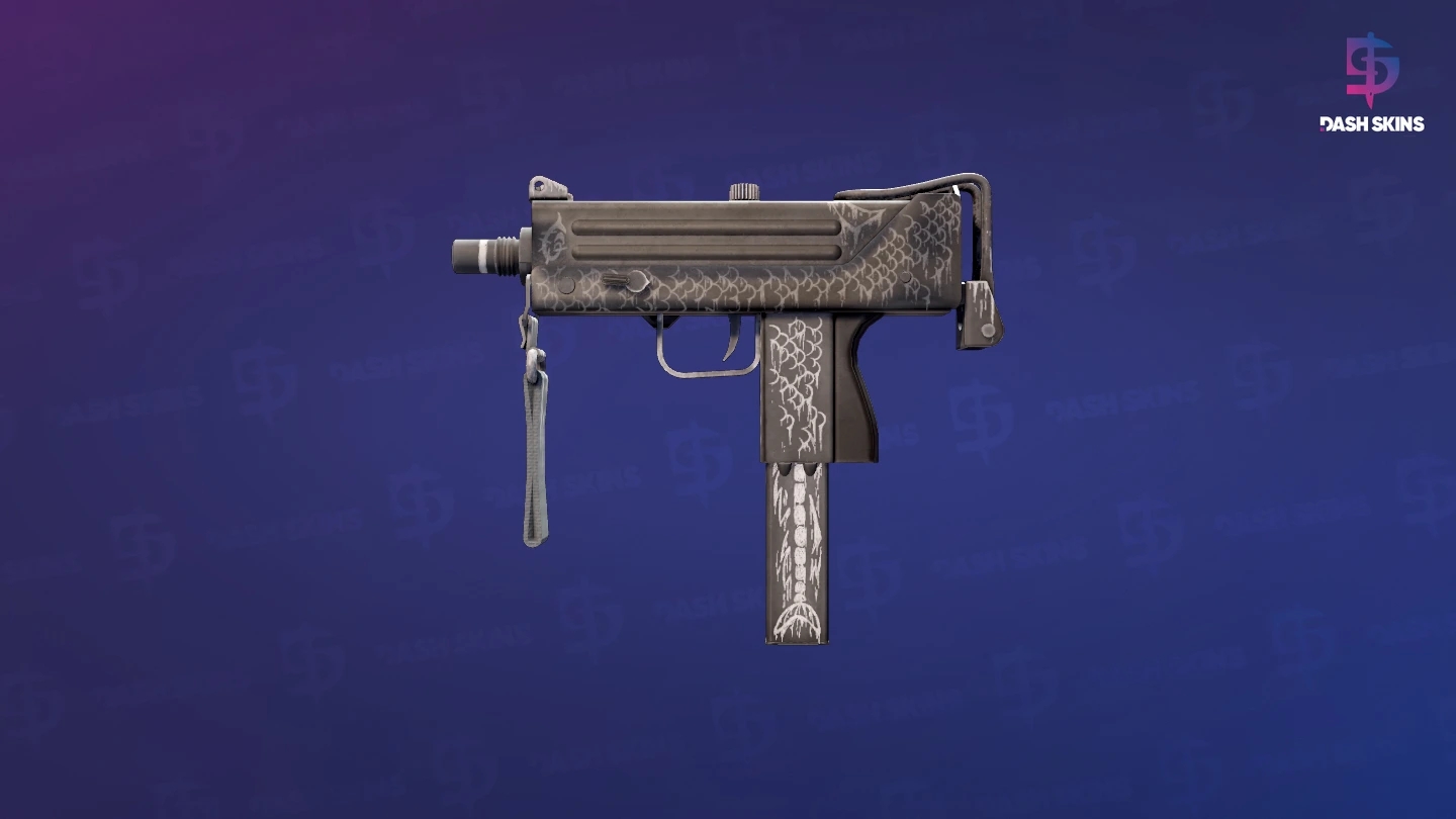 MAC-10 | Whitefish (Battle-Scarred) Screenshot Playside
