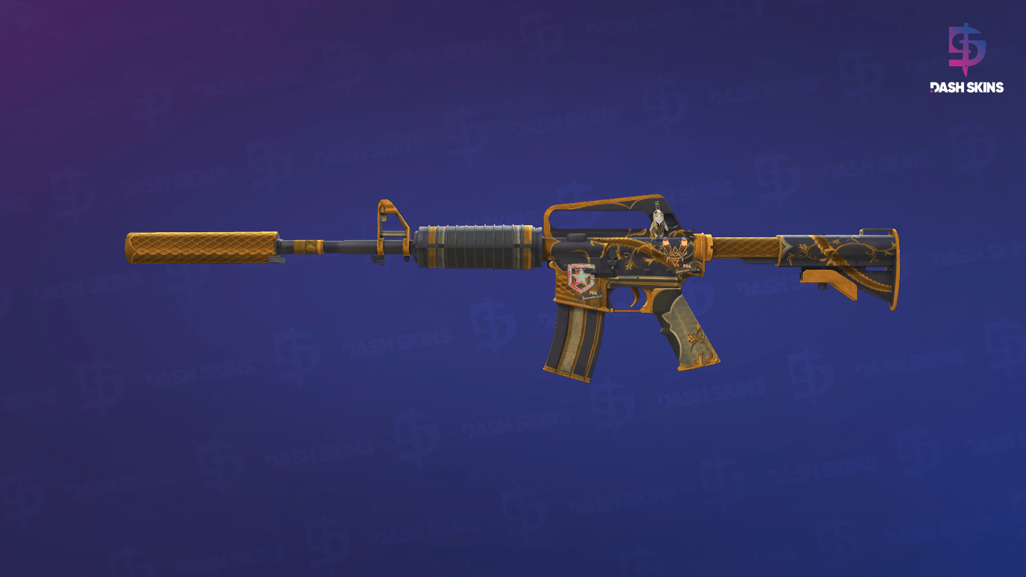 M4A1-S | Golden Coil (Field-Tested) Screenshot Playside