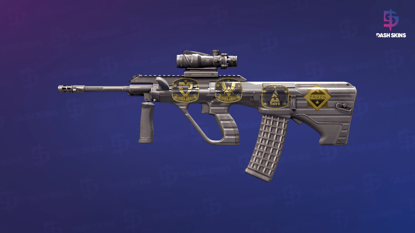 Souvenir AUG | Steel Sentinel (Minimal Wear) Screenshot Playside