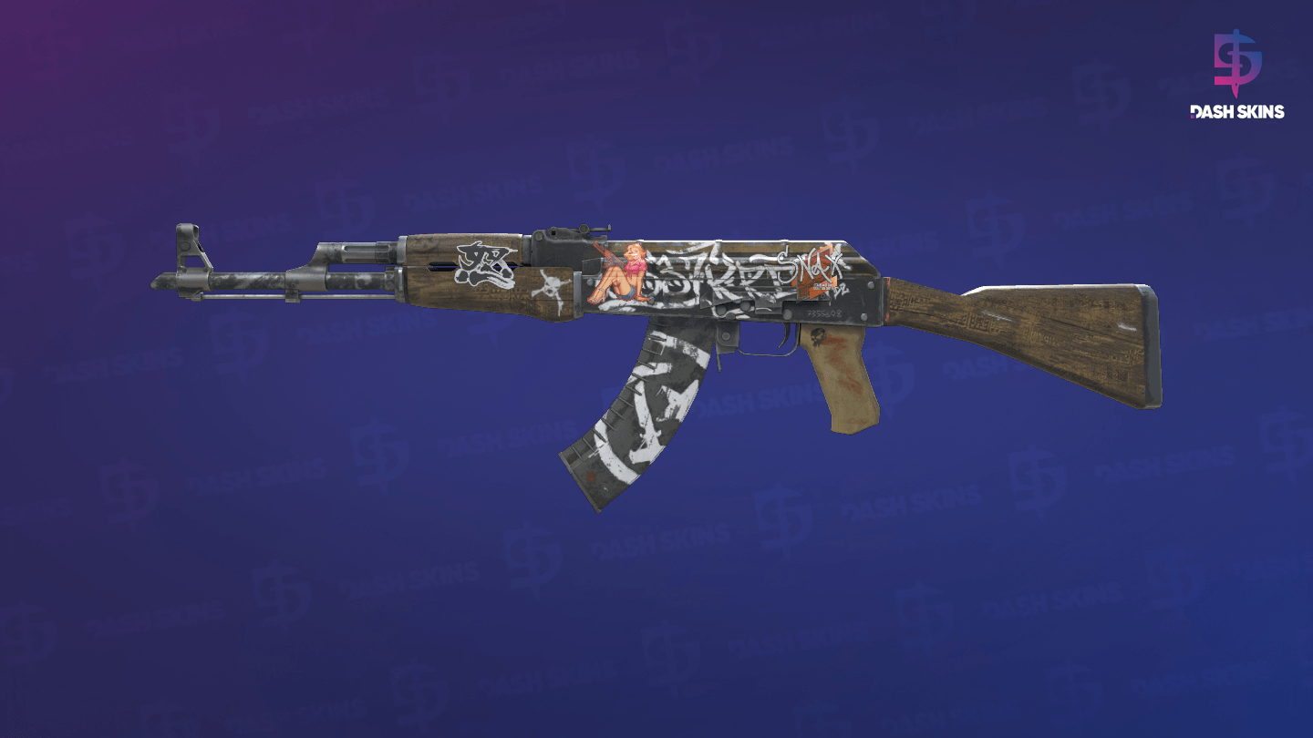 AK-47 | Wasteland Rebel (Field-Tested) Screenshot Playside