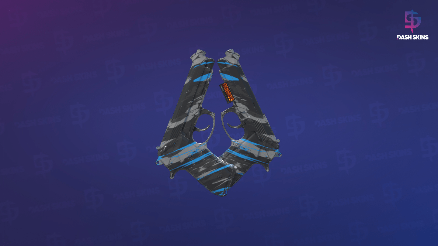 StatTrak™ Dual Berettas | Shred (Minimal Wear) Screenshot Playside