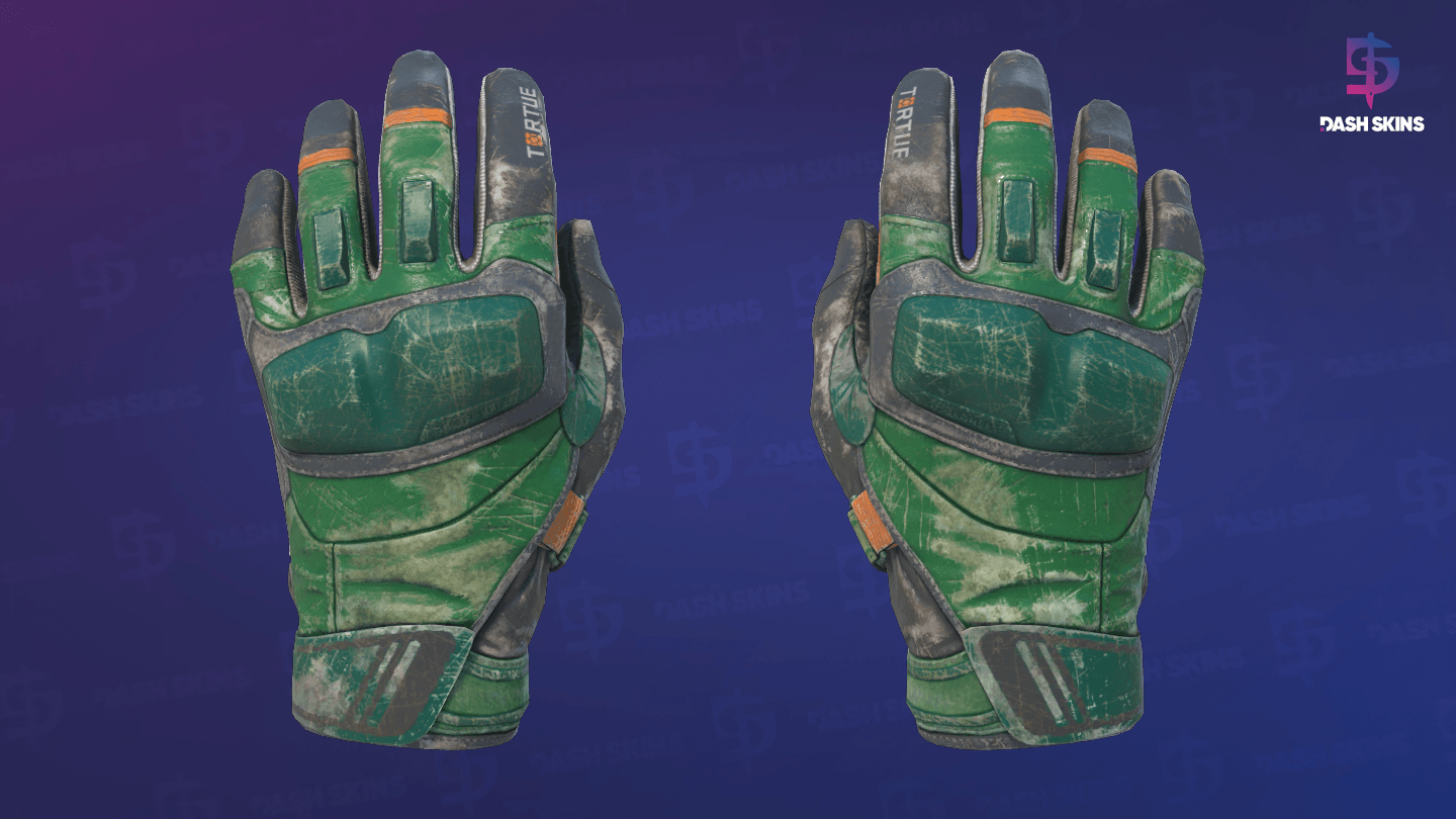 ★ Moto Gloves | Turtle (Battle-Scarred) Screenshot Playside