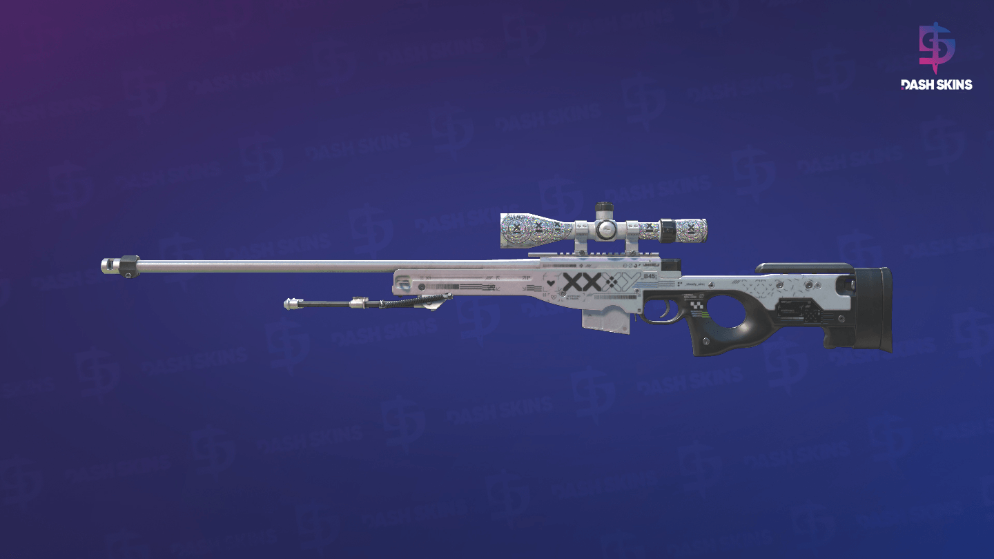 AWP | Printstream (Well-Worn) Screenshot Playside
