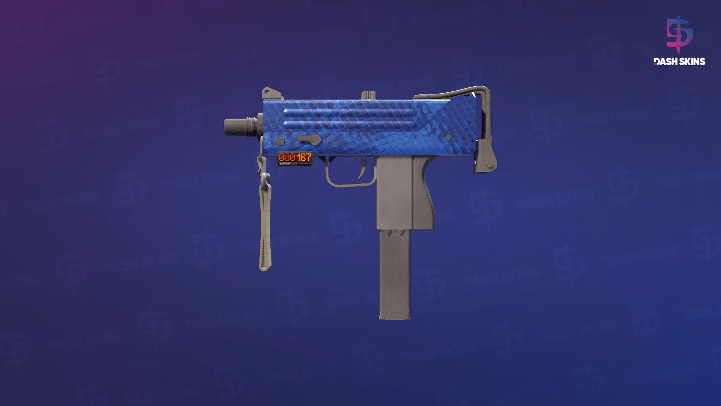 StatTrak™ MAC-10 | Lapis Gator (Field-Tested) Screenshot Playside