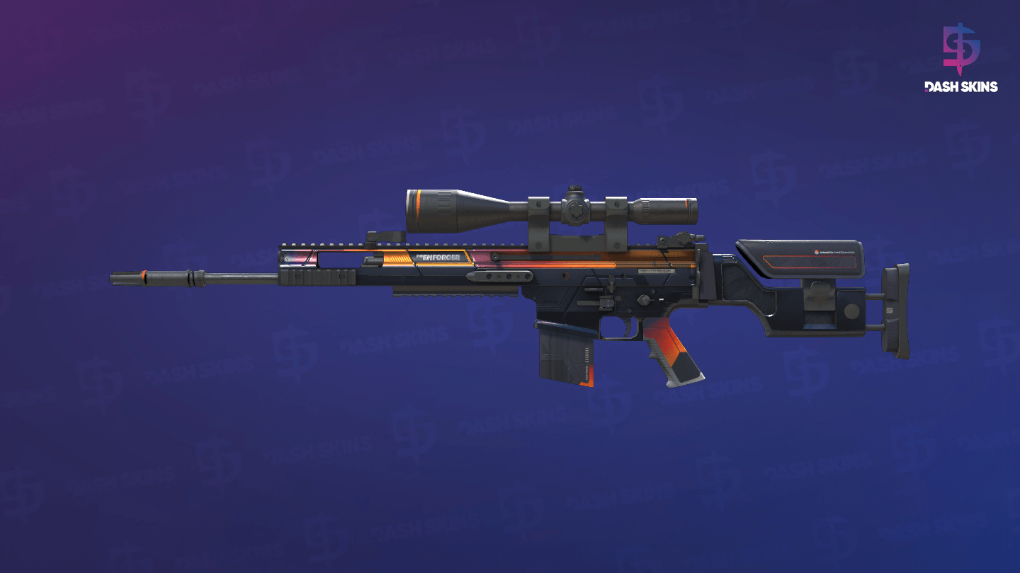 SCAR-20 | Enforcer (Well-Worn) Screenshot Playside