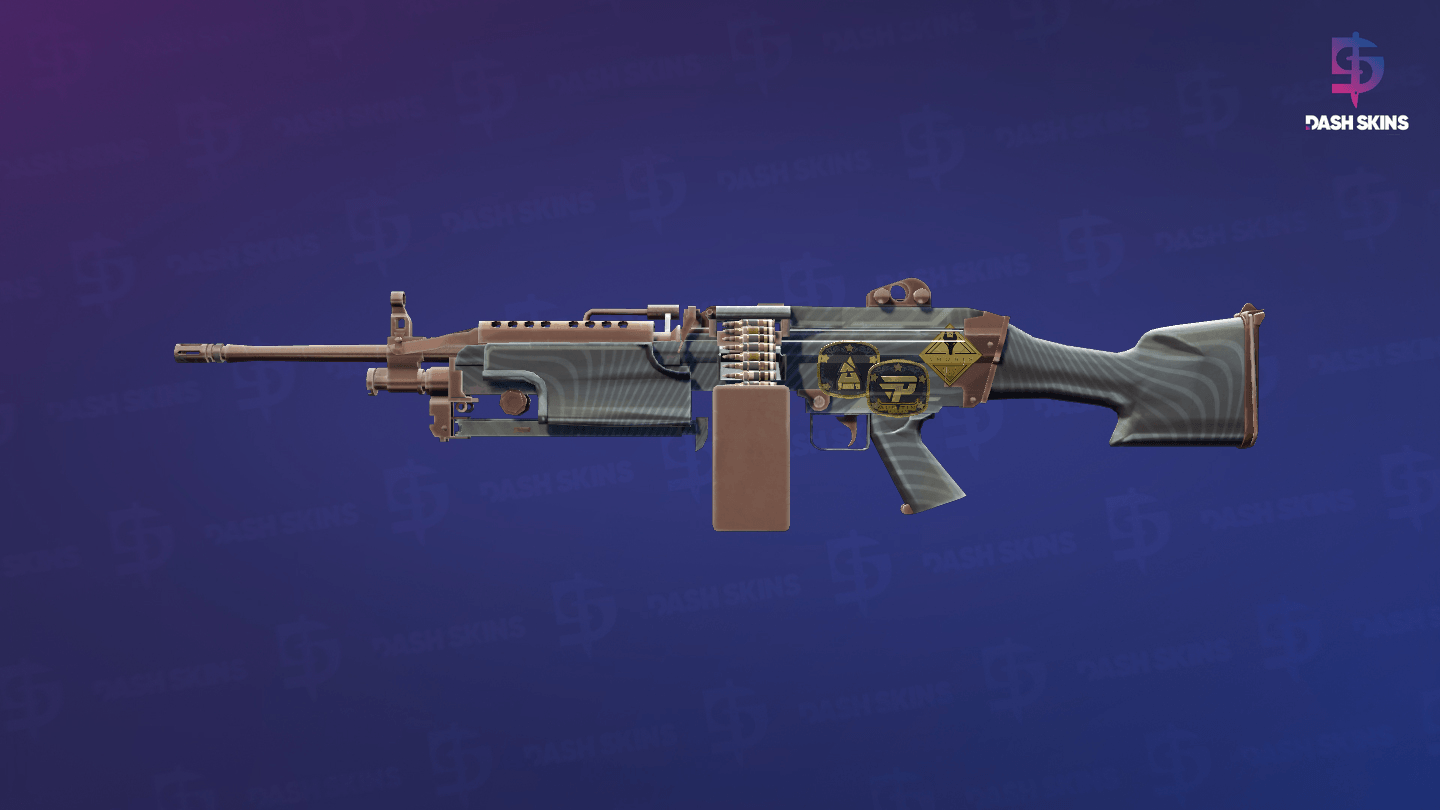 Souvenir M249 | Submerged (Minimal Wear) Screenshot Playside
