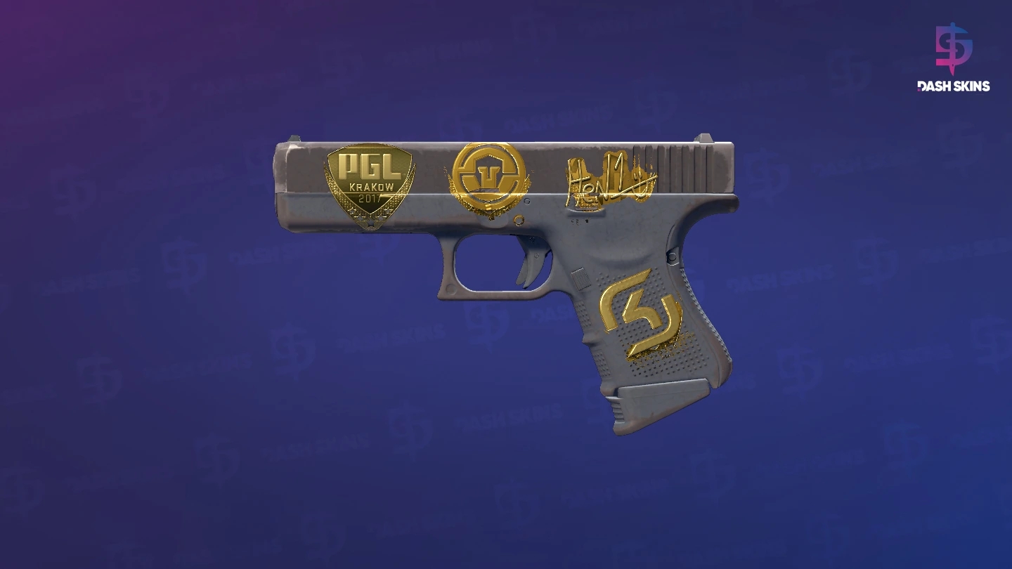 Souvenir Glock-18 | Night (Battle-Scarred) Screenshot Playside