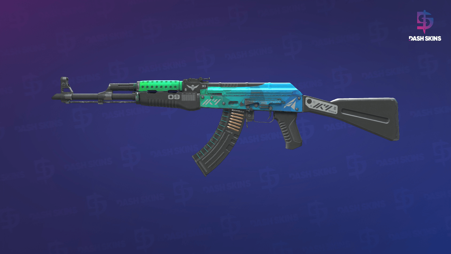 AK-47 | Ice Coaled (Field-Tested) Screenshot Playside