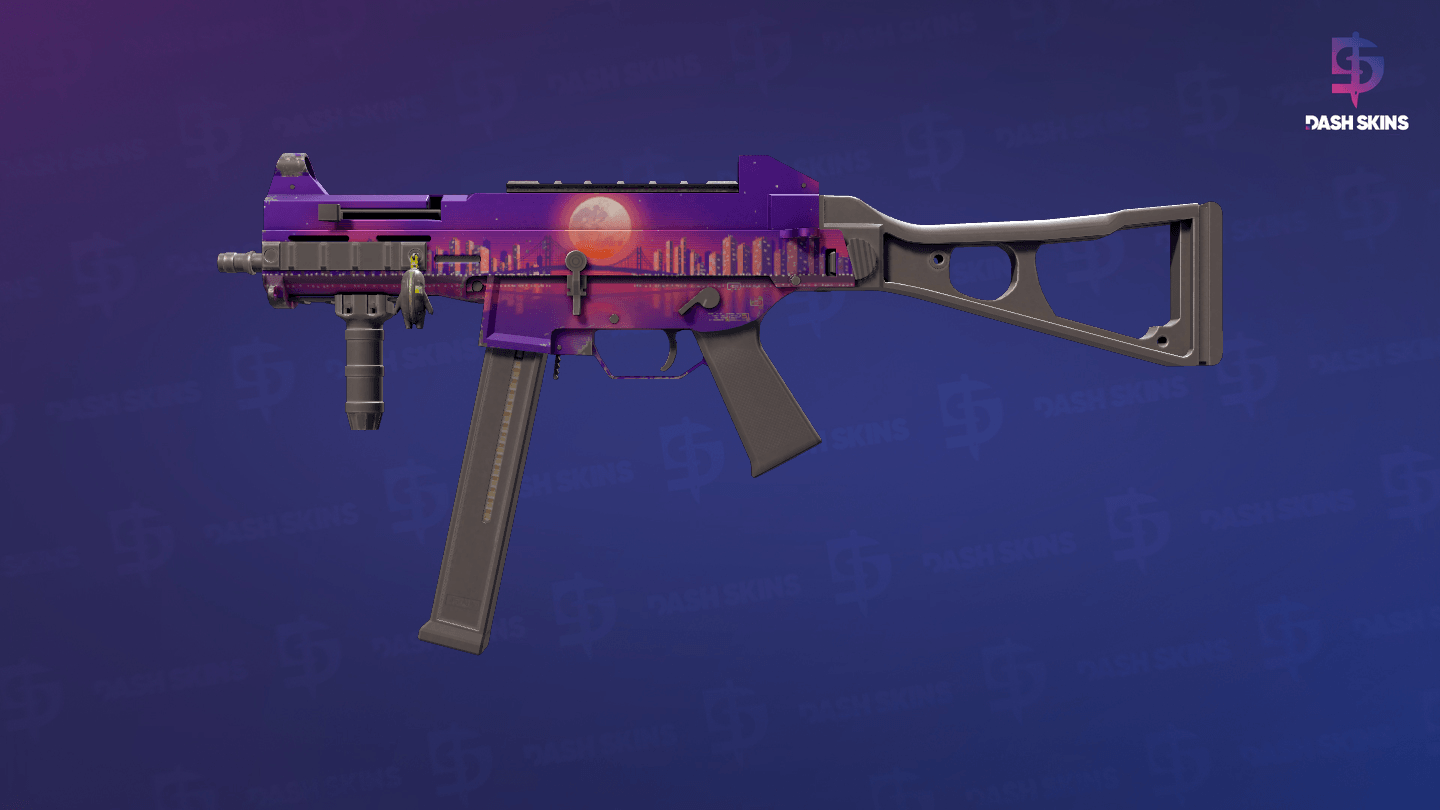 UMP-45 | Moonrise (Minimal Wear) Screenshot Playside
